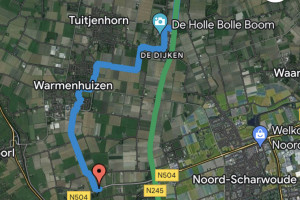 Doorfietsroute Schagen – Alkmaar