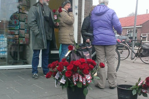 Valentijns actie PvdA (afd. Schagen) in Petten