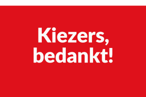 Alle Kiezers Hartelijk Dank!