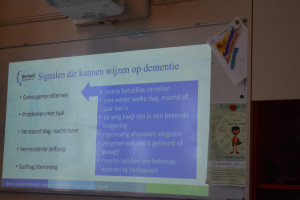 Voorlichting op het Regius over Dementie